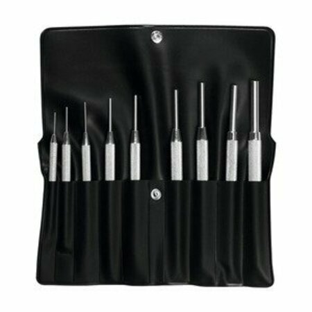HOLEX Pin Punch with Guide Sleeve Set, 9 Pc 748201 9